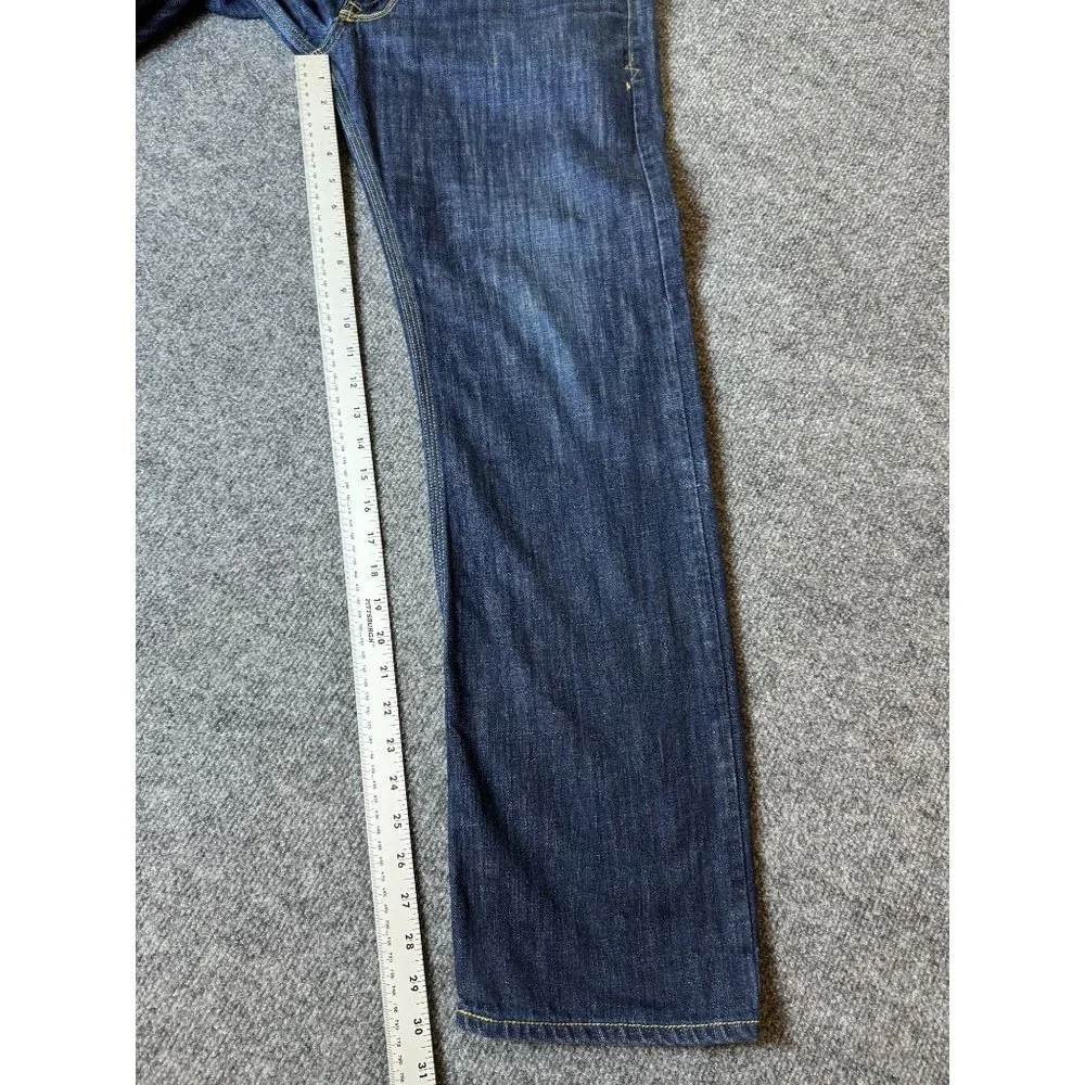 Levi's Jeans Mens 34x30* Blue‎ 514 Slim Straight American Workwear Dark Denim